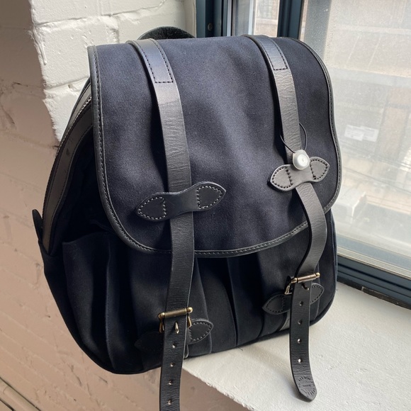 Filson BLACK Rugged Twill Rucksack Backpack - Picture 2 of 9